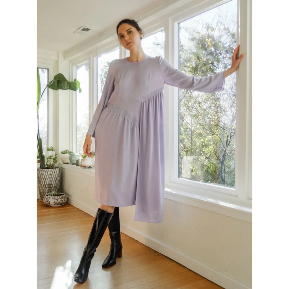 NWT Stine Goya Ilona dress in lilac - Picture 2 of 10